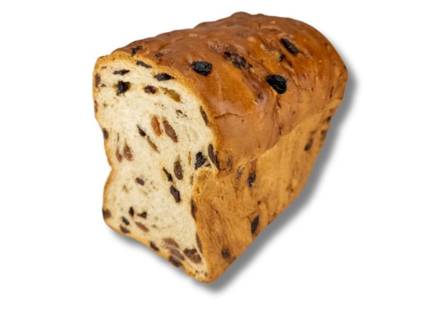 Krentenbrood Half Gesneden