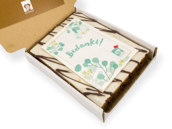 Smikkelkoek Bedankt brievenbuspost